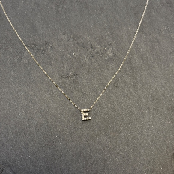 Roberto Coin Diamond E Necklace - Picture 8 of 13